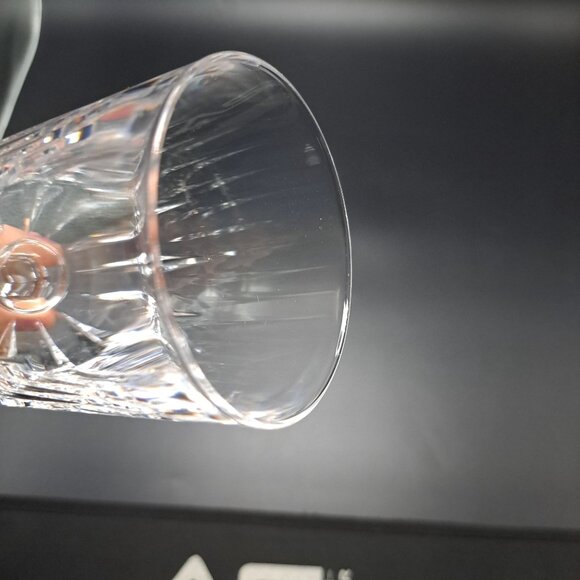 Vintage Crystal Wine Goblet Elegant Cut Glass Stemware - Picture 9 of 13